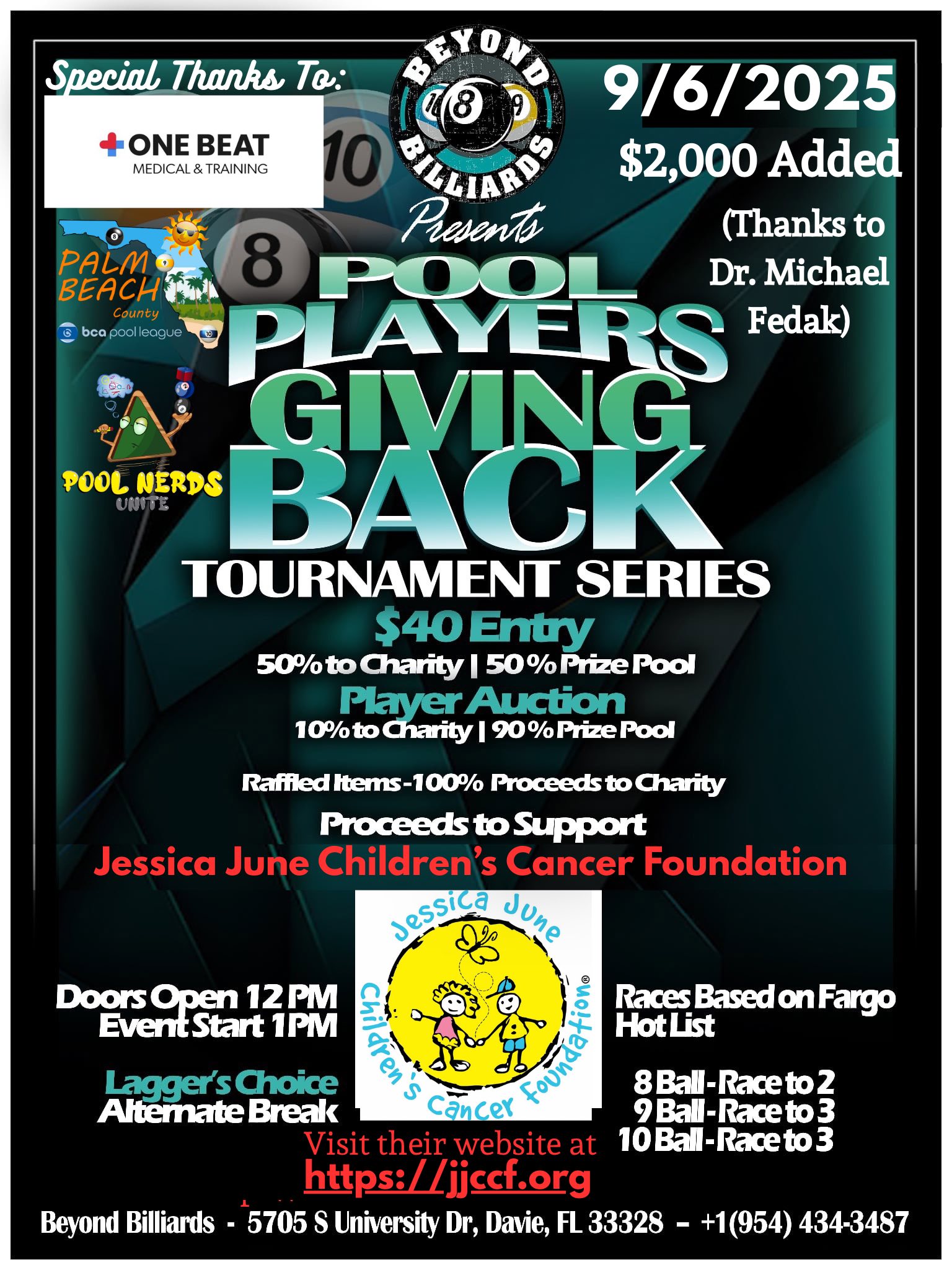 Tournament flyer / rules image